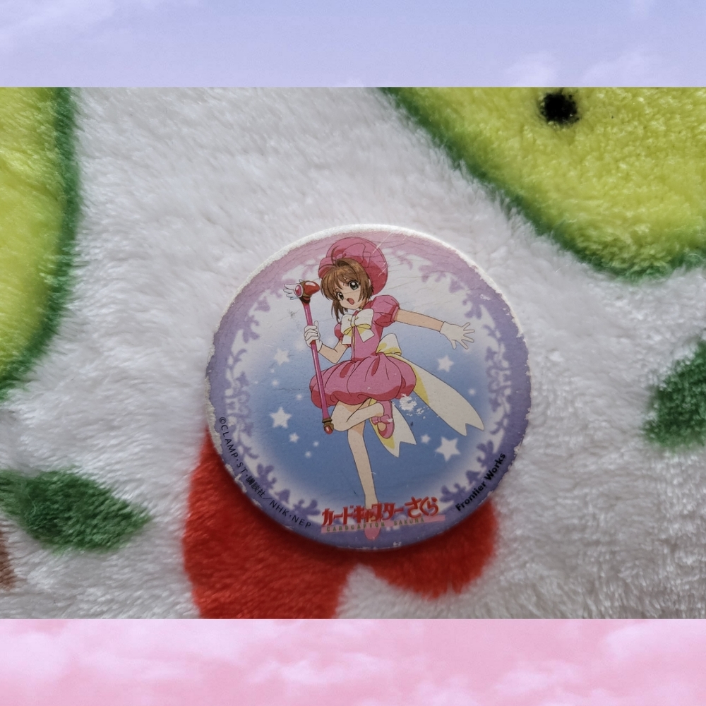 Card captor Sakura button pin
